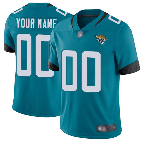 Limited Teal Green Men Alternate Jersey NFL Customized Football Jacksonville Jaguars Vapor Untouchable->customized nfl jersey->Custom Jersey